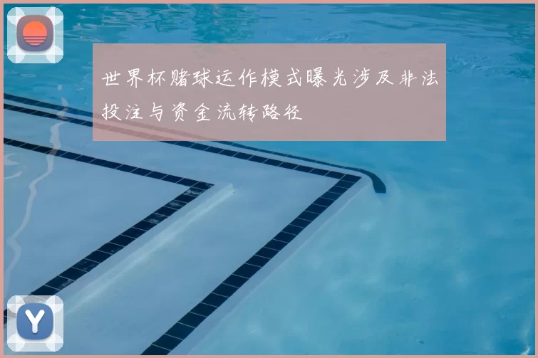 世界杯赌球运作模式曝光涉及非法投注与资金流转路径
